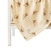 Mama Yoyo Müslin Organik Bebek Battaniyesi Tavşan